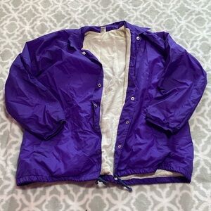 Women’s Purple Raincoat Jacket